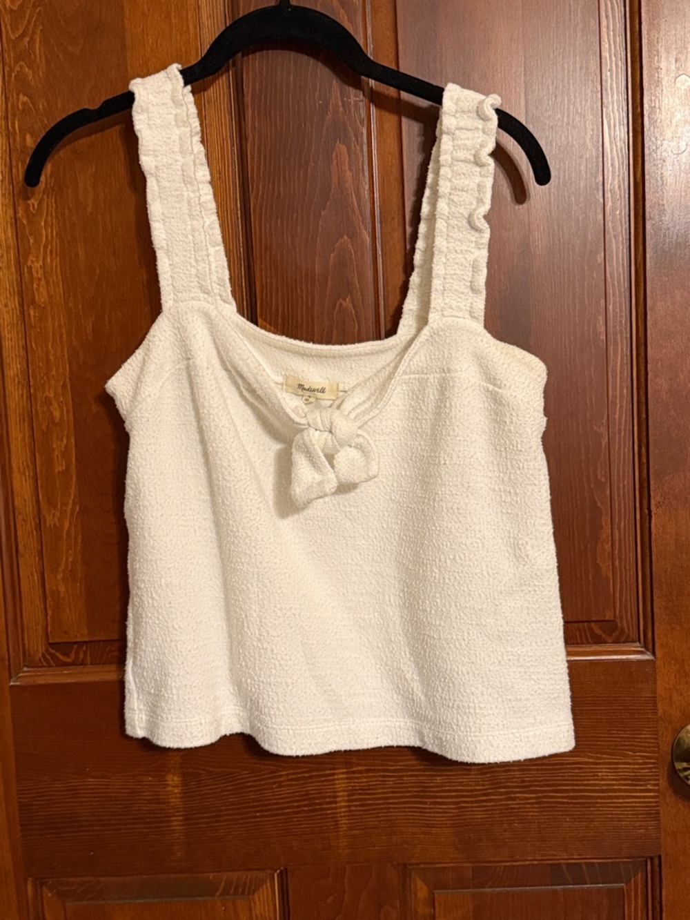 Madewell tie front tank